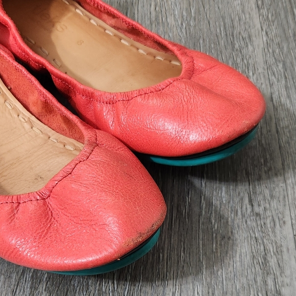 Tieks By Gavrieli‎ Poppy Orange Colar Leather Ballet Flat - Picture 10 of 12